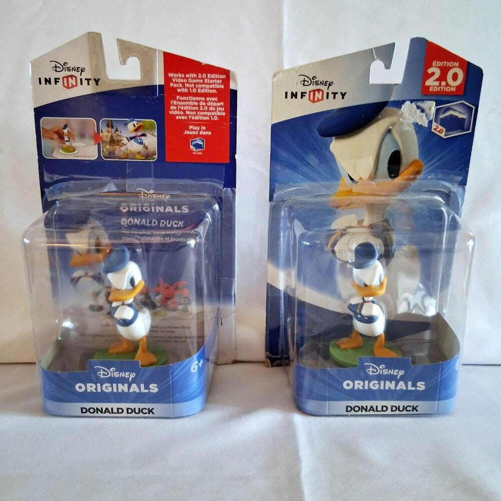 NIP Set of Two Disney Marvel Infinity Donald Duck Game Figures 2.0